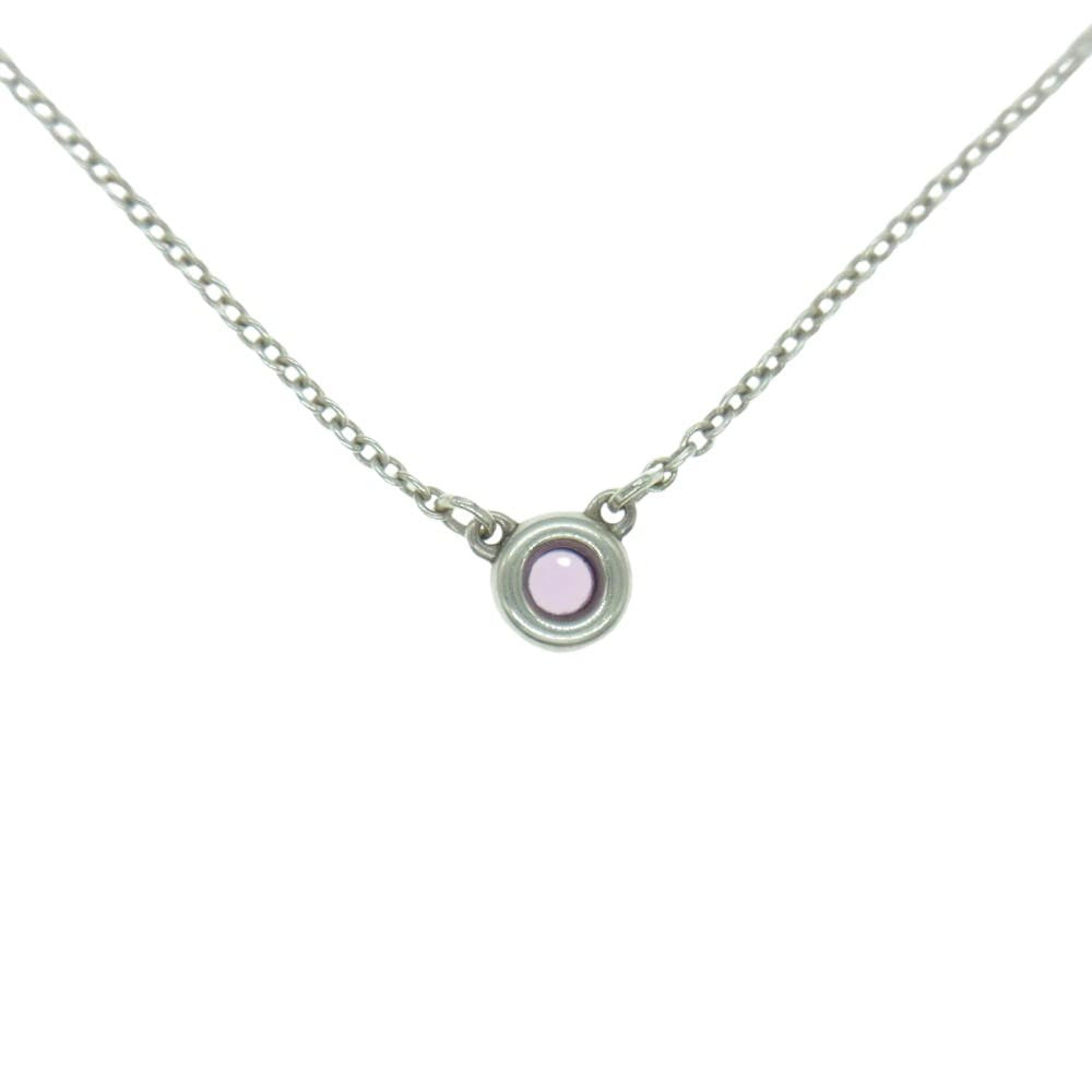 TIFFANY&Co. ティファニー バイザヤード エルサペレッティ 1P アメジスト シルバー AG925 ネックレス シルバー系【中古】