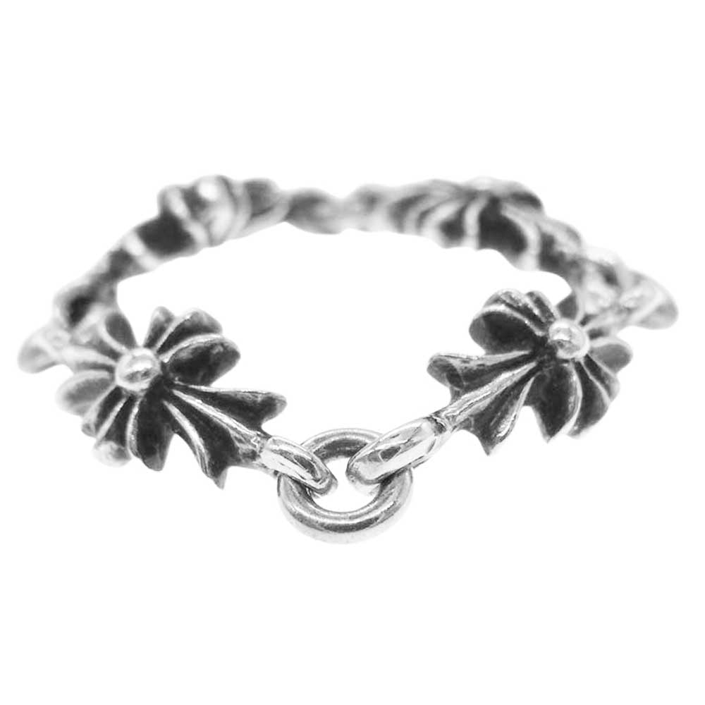 CHROME HEARTS クロムハーツ（原本無） RING TNY E CH PLS タイニーE CHプラス リング 4LINK シルバー系 9号【中古】