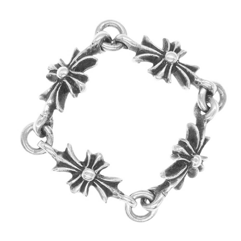 CHROME HEARTS クロムハーツ（原本無） RING TNY E CH PLS タイニーE CHプラス リング 4LINK シルバー系 9号【中古】
