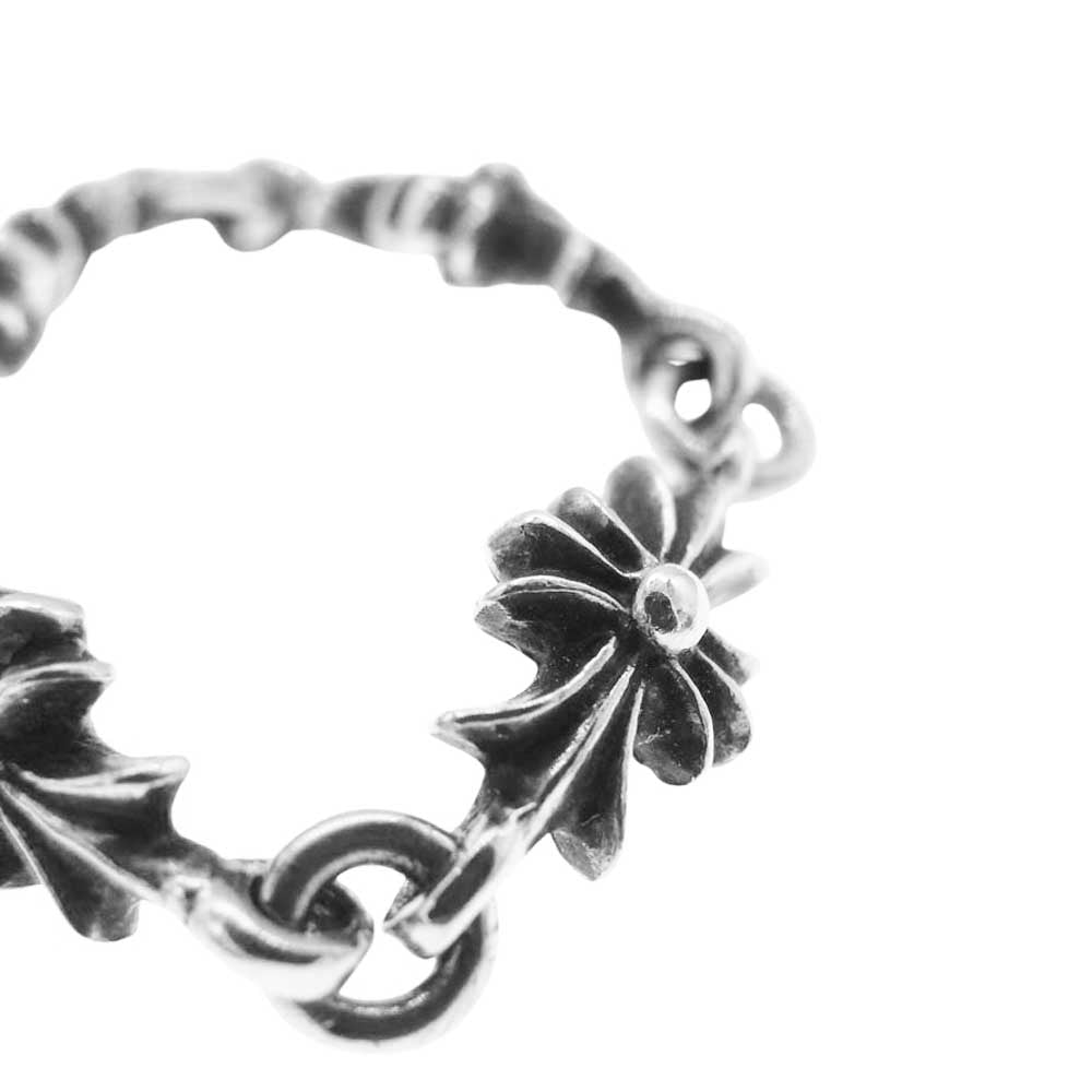 CHROME HEARTS クロムハーツ（原本無） RING TNY E CH PLS タイニーE CHプラス リング 4LINK シルバー系 9号【中古】