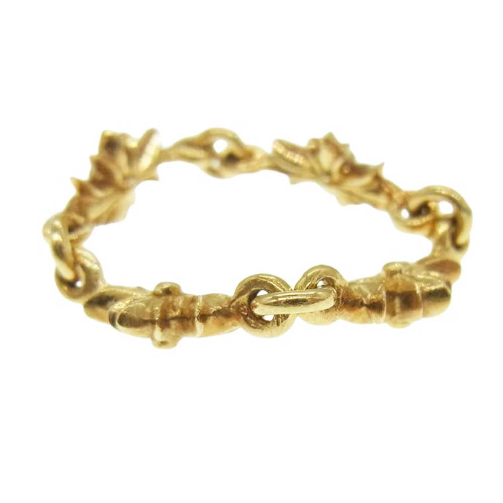 CHROME HEARTS クロムハーツ（原本無） 22K RING TNY E CH PLS タイニーE CHプラス リング 4LINK ゴールド系 12【中古】