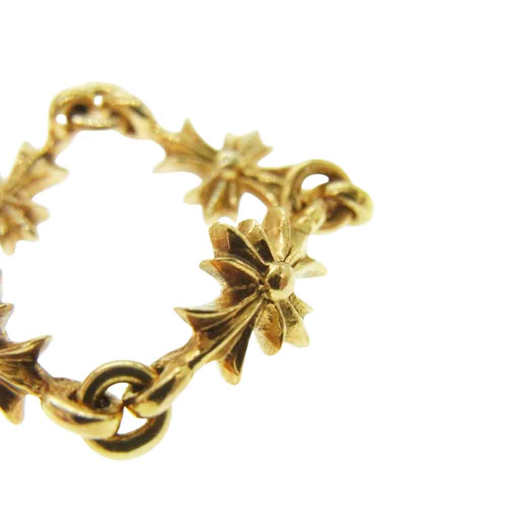 CHROME HEARTS クロムハーツ（原本無） 22K RING TNY E CH PLS タイニーE CHプラス リング 4LINK ゴールド系 12【中古】