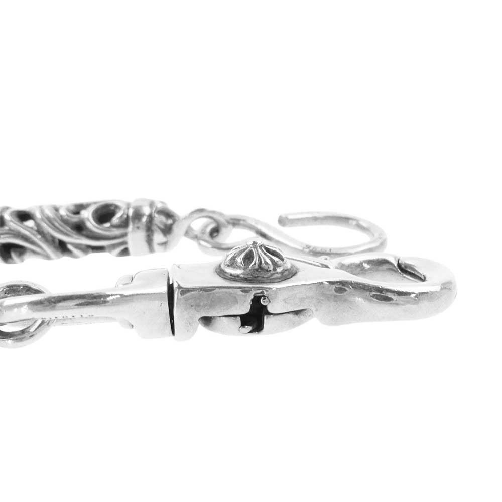 CHROME HEARTS クロムハーツ（原本無） 9LINK ROLLER LONG-S 9リンク ローラー ロング 1クリップ ウォレットチェーン シルバー系【中古】