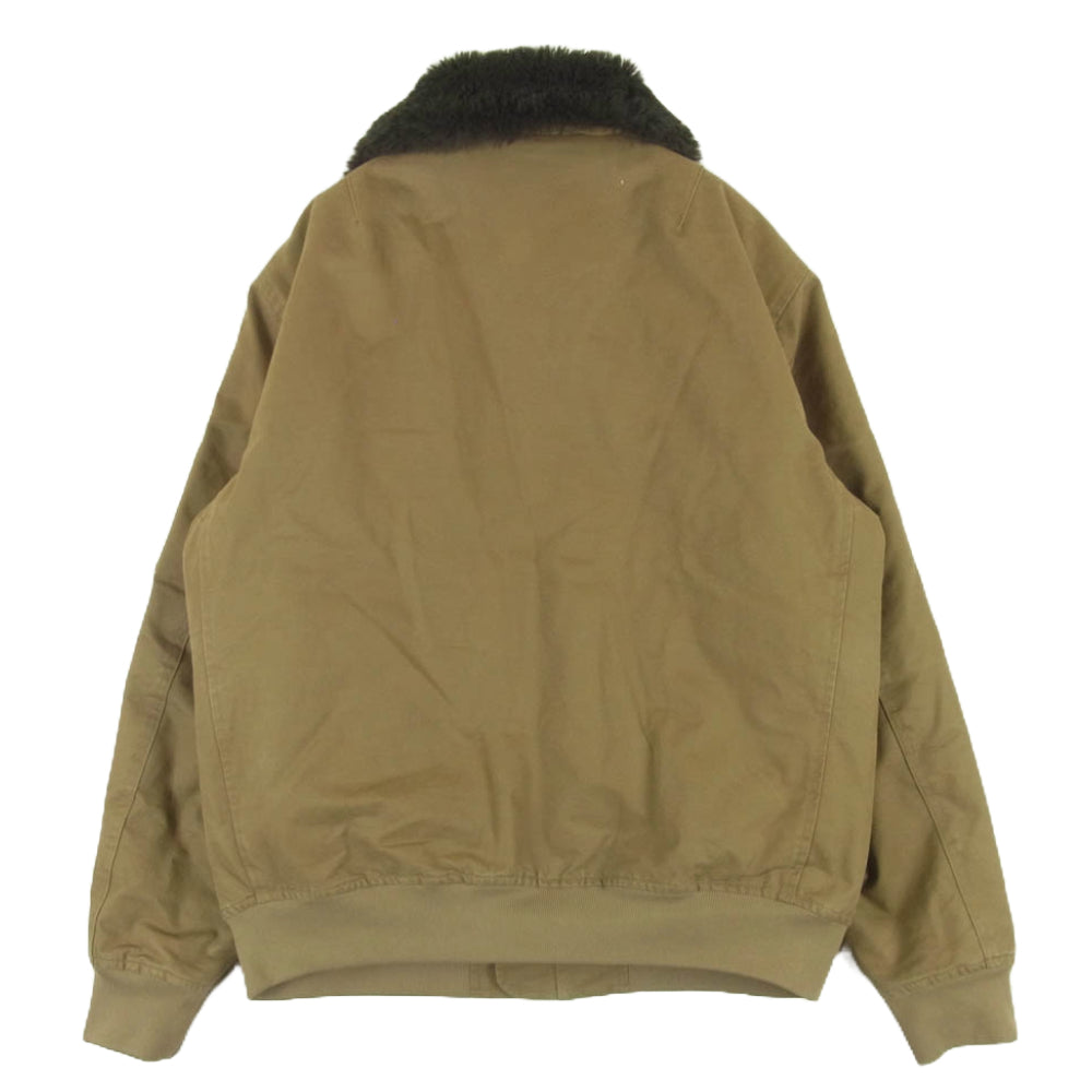 メイデン B-15 フライト ミリタリー ジャケット 中国製 カーキ系 カーキベージュ系 L【中古】