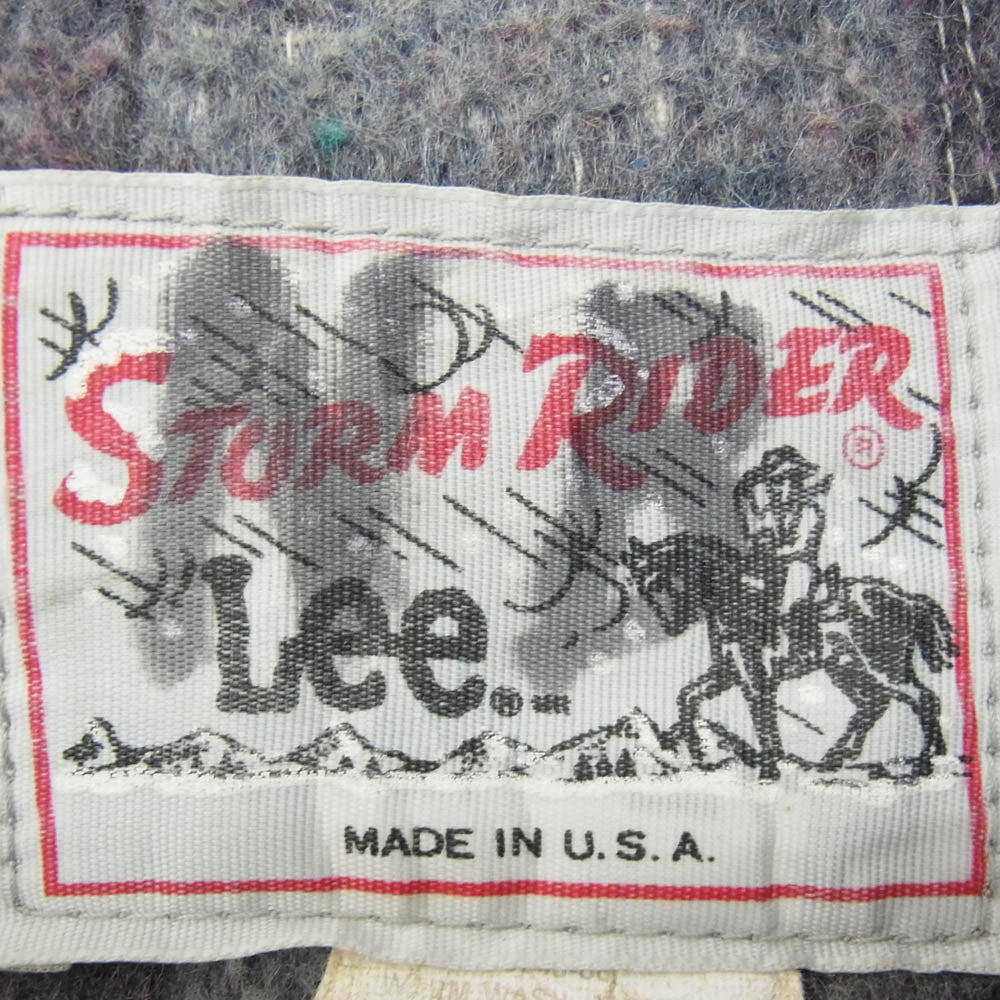Lee リー USA製 ヴィンテージ 70s~80s Storm Rider デニム ジャケット インディゴブルー系 44【中古】