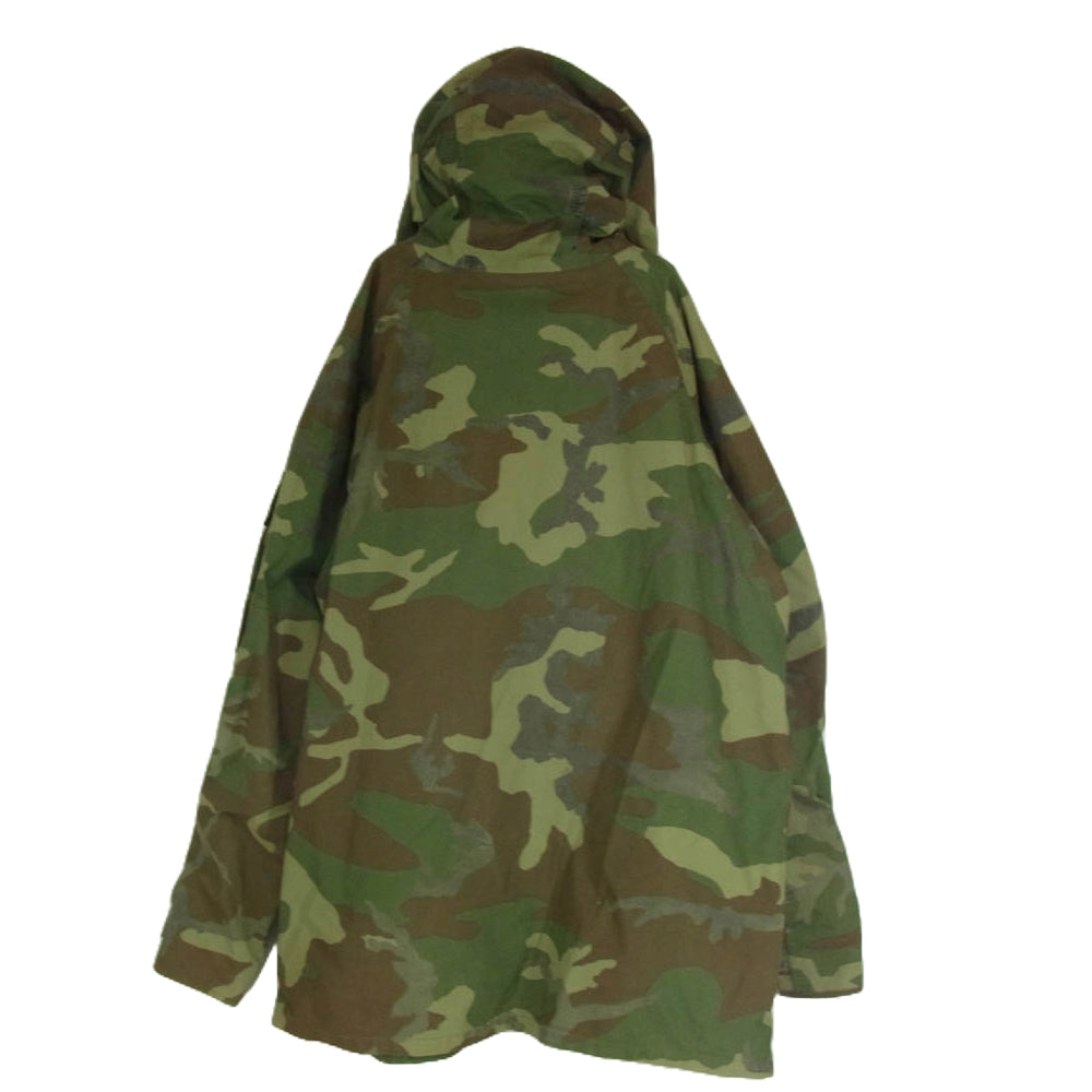 ミリタリー 8415-01-228-1320 90s ECWCS U.S.ARMY カモフラ パーカー カーキ系 L【中古】