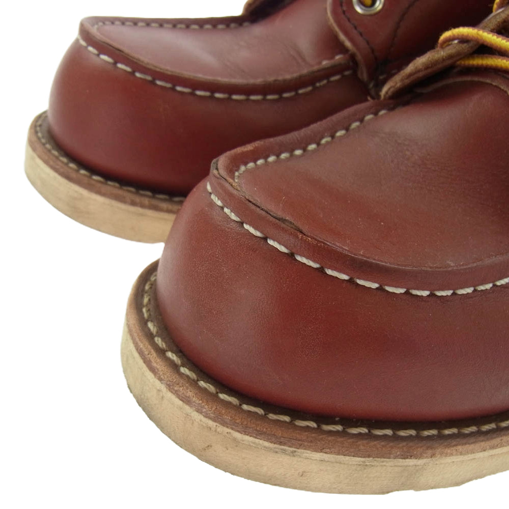 RED WING レッドウィング 8875 23年製 犬タグ 復刻 6inch CLASSIC MOC オロラセット クラシック モックトゥ ブーツ ブラウン系 US8E【中古】