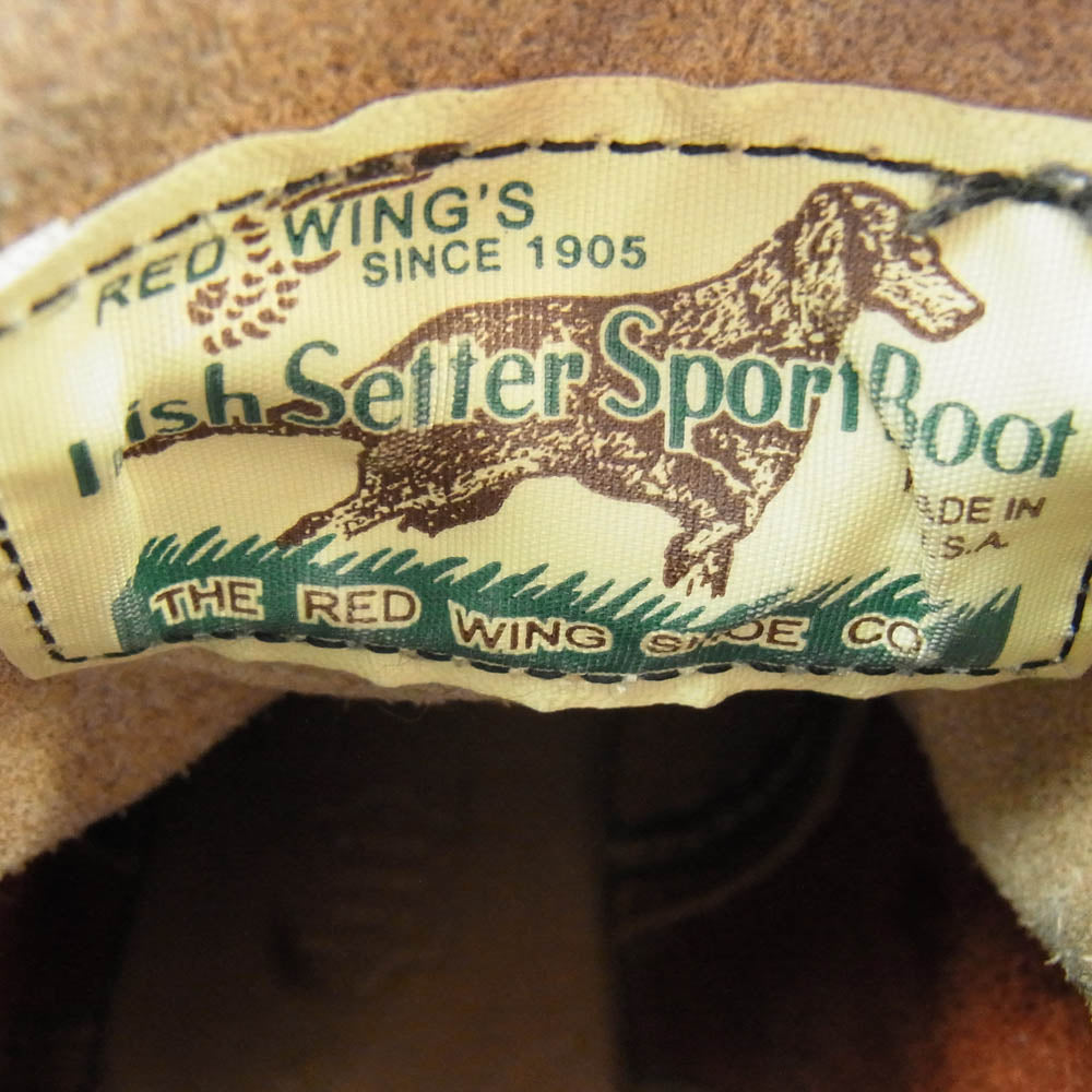RED WING レッドウィング 8875 23年製 犬タグ 復刻 6inch CLASSIC MOC オロラセット クラシック モックトゥ ブーツ ブラウン系 US8E【中古】