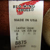 RED WING レッドウィング 8875 23年製 犬タグ 復刻 6inch CLASSIC MOC オロラセット クラシック モックトゥ ブーツ ブラウン系 US8E【中古】