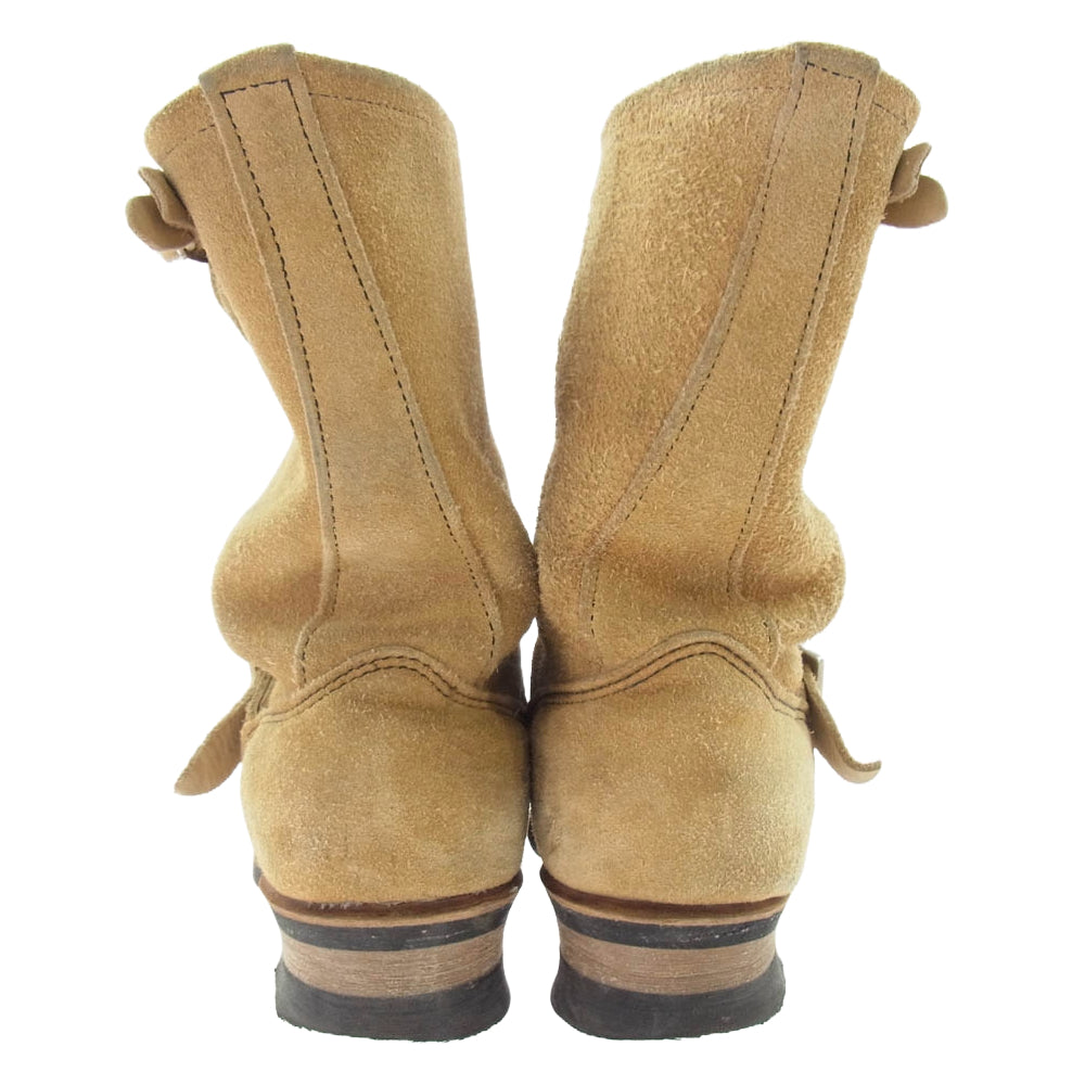 RED WING レッドウィング 8268 PT99 Engineer Boots 刺繍タグ エンジニア ブーツ ライトブラウン系 US8D【中古】