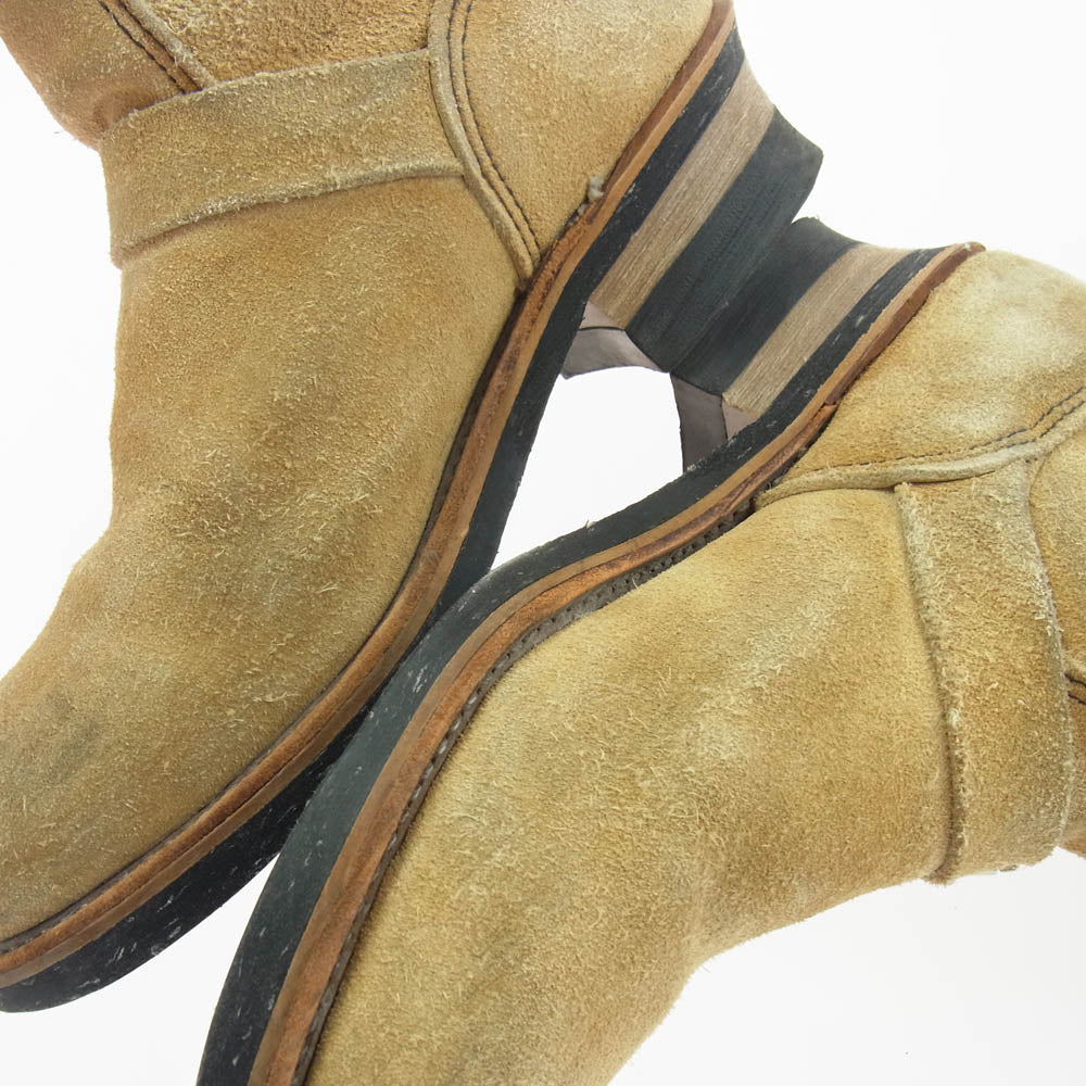 RED WING レッドウィング 8268 PT99 Engineer Boots 刺繍タグ エンジニア ブーツ ライトブラウン系 US8D【中古】