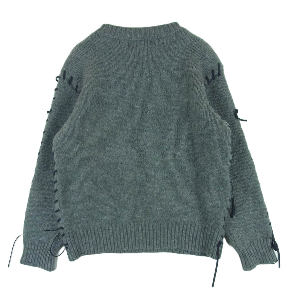 DISCOVERED ディスカバード DC-AW21-KN-04 LOOPING KNIT ルーピング ニット ビッグ シルエット セーター グレー系 1【美品】【中古】