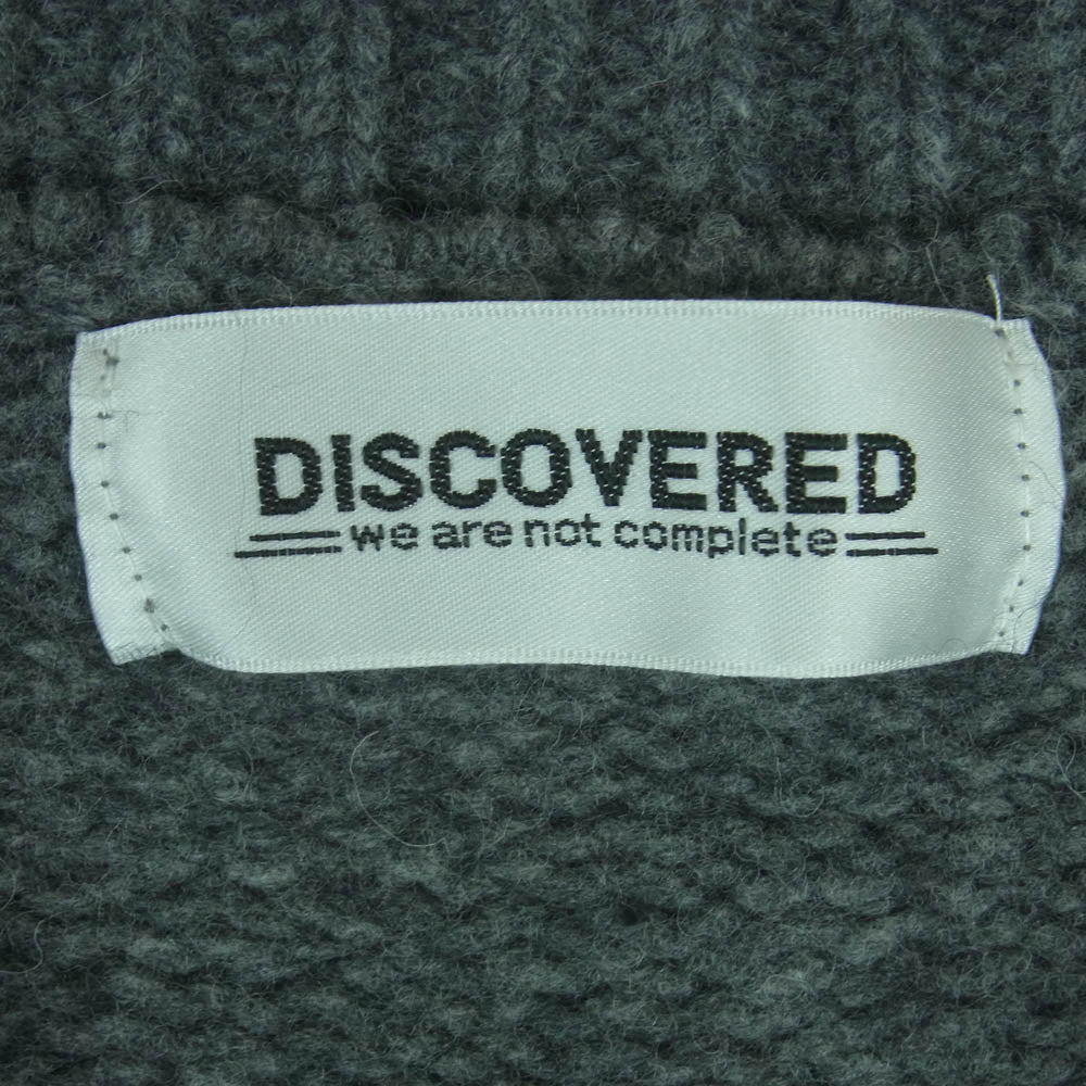 DISCOVERED ディスカバード DC-AW21-KN-04 LOOPING KNIT ルーピング ニット ビッグ シルエット セーター グレー系 1【美品】【中古】