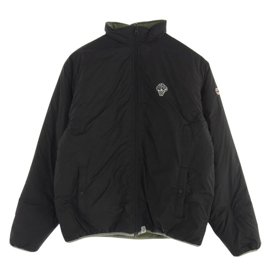 Billionaire Boys Club ビリオネアボーイズクラブ ICE CREAM アイスクリーム NYLON REVERSIBLE PADDED JACKET ナイロン リバーシブル パデッド ジャケット ブラック系 M【中古】