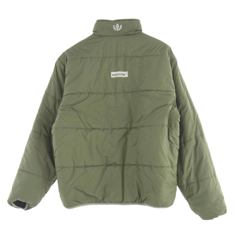 Billionaire Boys Club ビリオネアボーイズクラブ ICE CREAM アイスクリーム NYLON REVERSIBLE PADDED JACKET ナイロン リバーシブル パデッド ジャケット ブラック系 M【中古】