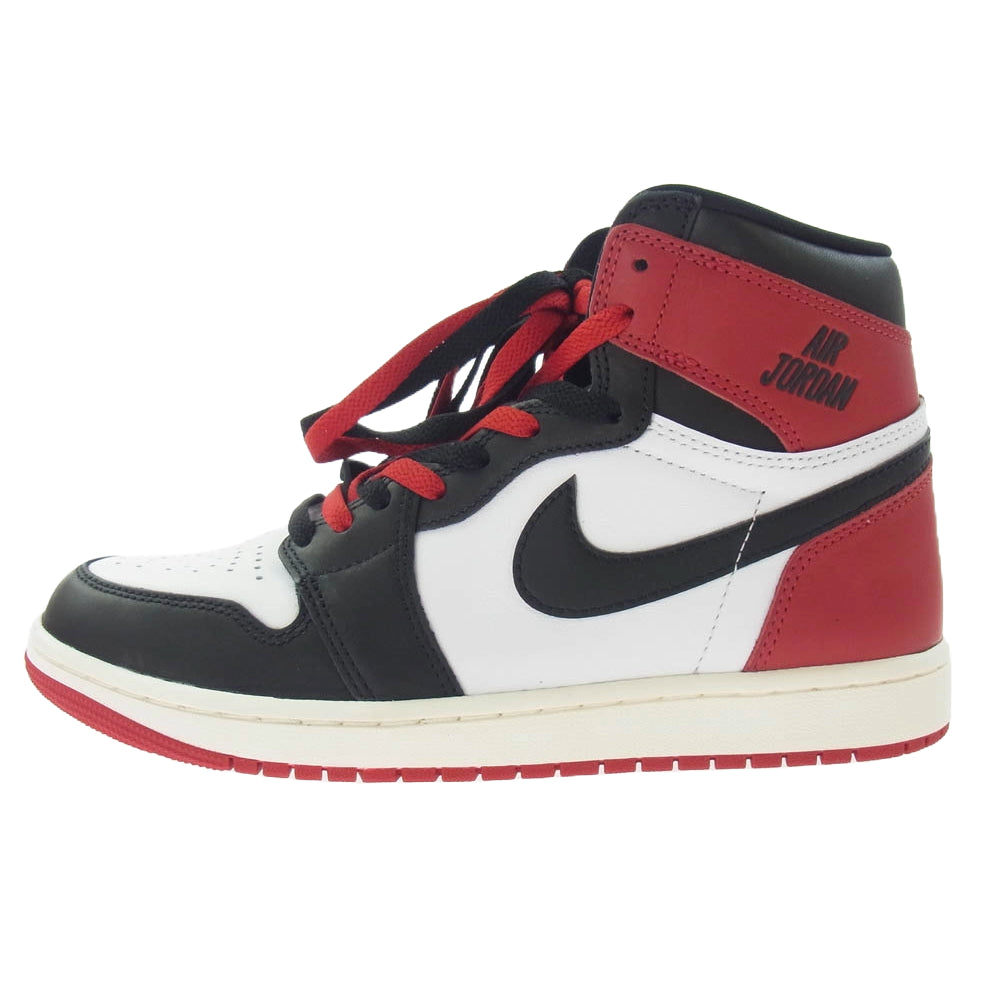 NIKE ナイキ DZ5485-106 Air Jordan 1 Retro High OG Black Toe Reimagined エアジョーダン1 レトロ ハイ ブラックトゥリイマジンド ブラック系 レッド系 27cm【極上美品】【中古】