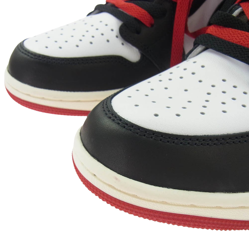 NIKE ナイキ DZ5485-106 Air Jordan 1 Retro High OG Black Toe Reimagined エアジョーダン1 レトロ ハイ ブラックトゥリイマジンド ブラック系 レッド系 27cm【極上美品】【中古】