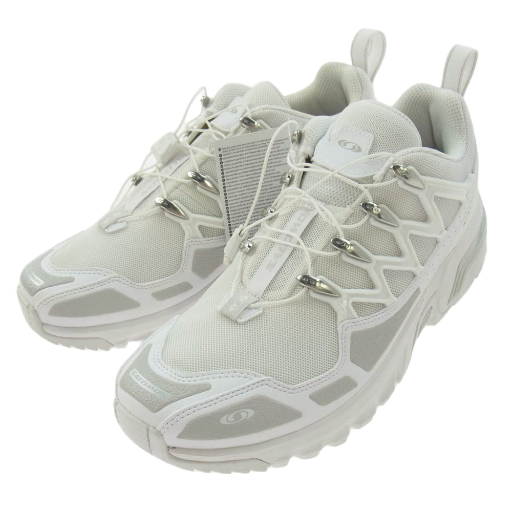 salomon サロモン 472367 ACS + ローカット スニーカー ホワイト系 26.5cm【美品】【中古】