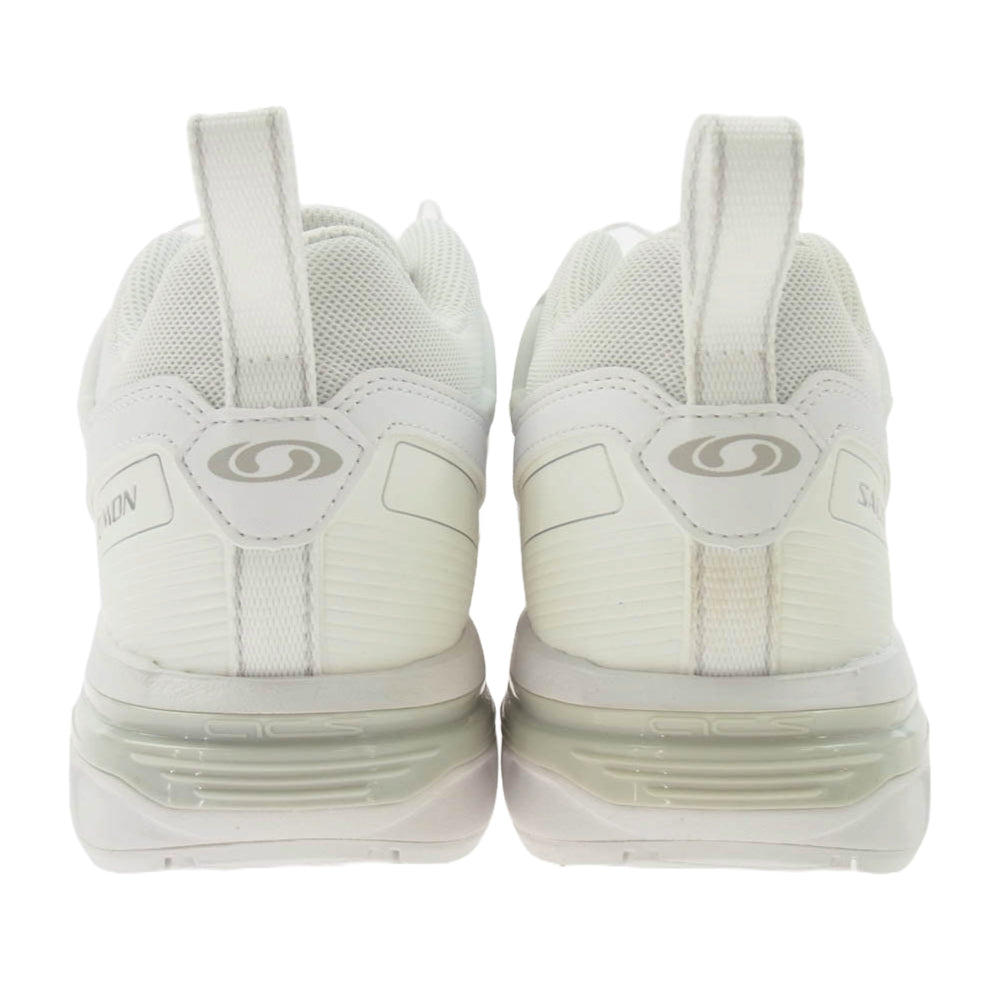 salomon サロモン 472367 ACS + ローカット スニーカー ホワイト系 26.5cm【美品】【中古】