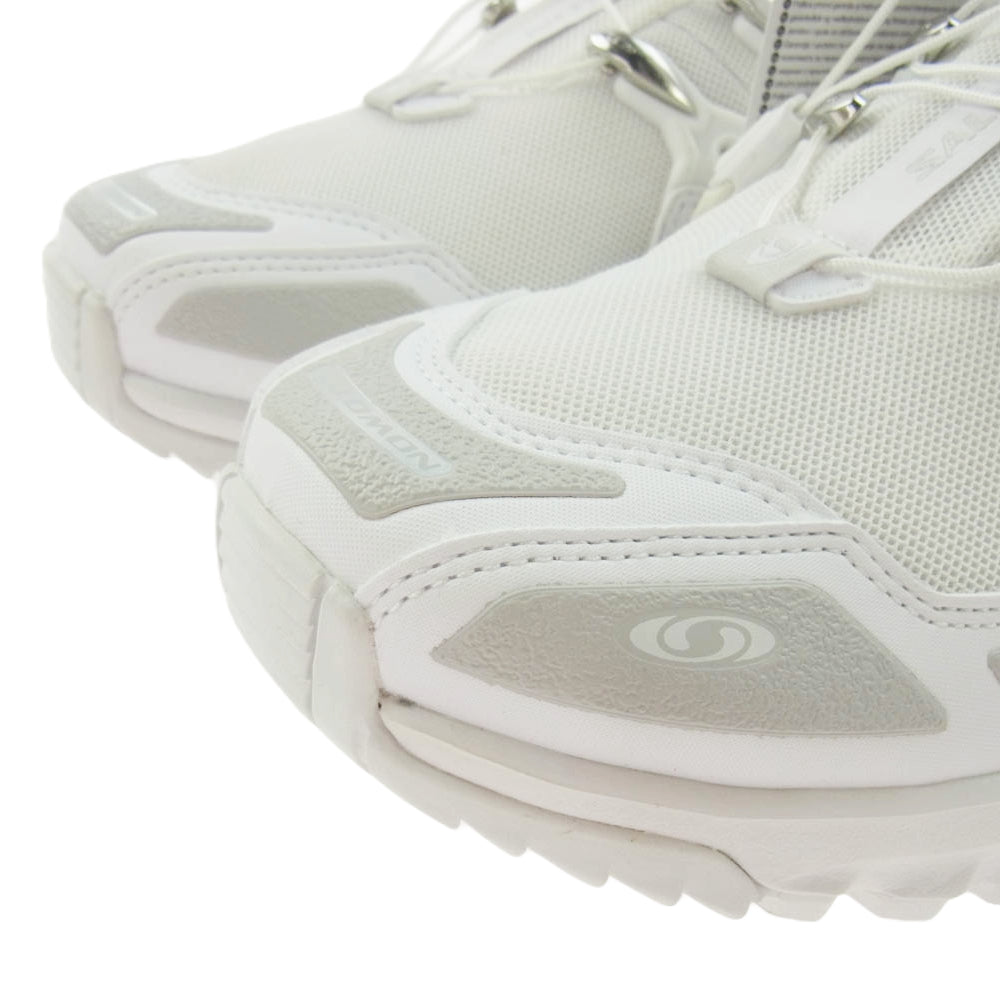 salomon サロモン 472367 ACS + ローカット スニーカー ホワイト系 26.5cm【美品】【中古】
