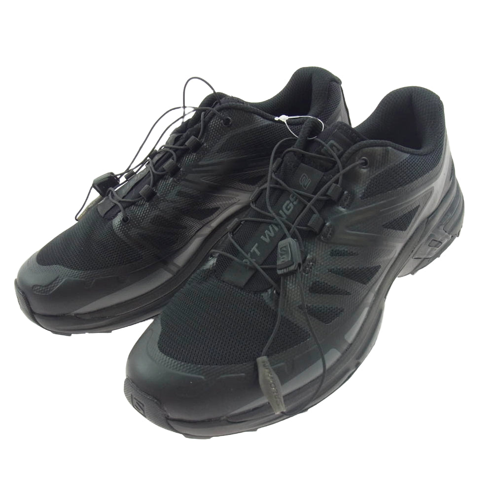 salomon サロモン 410857 XT-WINGS 2  ローカット スニーカー ブラック系 27cm【美品】【中古】