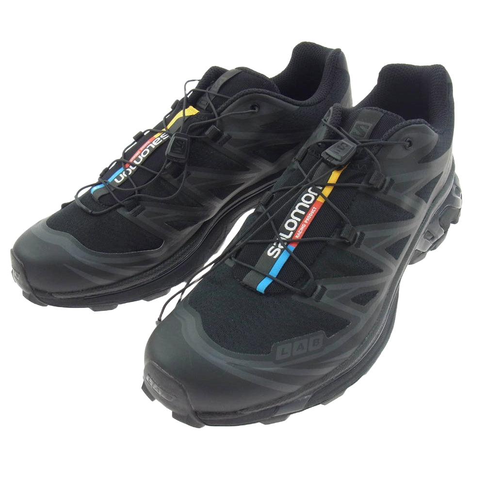 salomon サロモン 410866 XT-6 ローカット スニーカー ブラック系 27.5cm【中古】