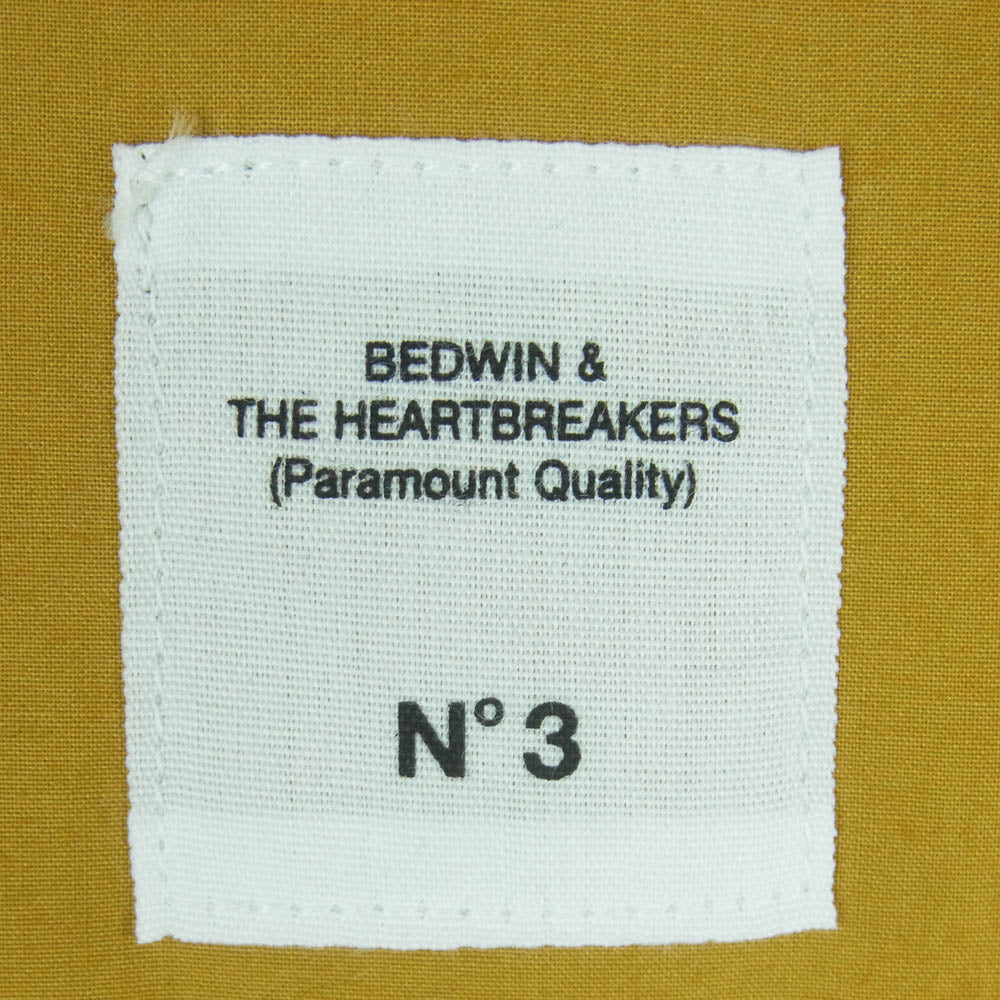BEDWIN & THE HEARTBREAKERS ベドウィンアンドザハートブレイカーズ 23AB5596 REVERSIBLE SHAGGY COAT DENZEL リバーシブル シャギー チェック コート ジャケット ベージュ系 イエロー系 3【新古品】【未使用】【中古】