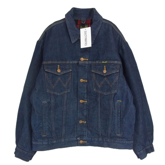WACKO MARIA ワコマリア 24AW 24FW-WMO-WG02 × Wrangler TRUCKER JACKET -TYPE2 ラングラー デニム トラッカー ジャケット インディゴブルー系 M【新古品】【未使用】【中古】