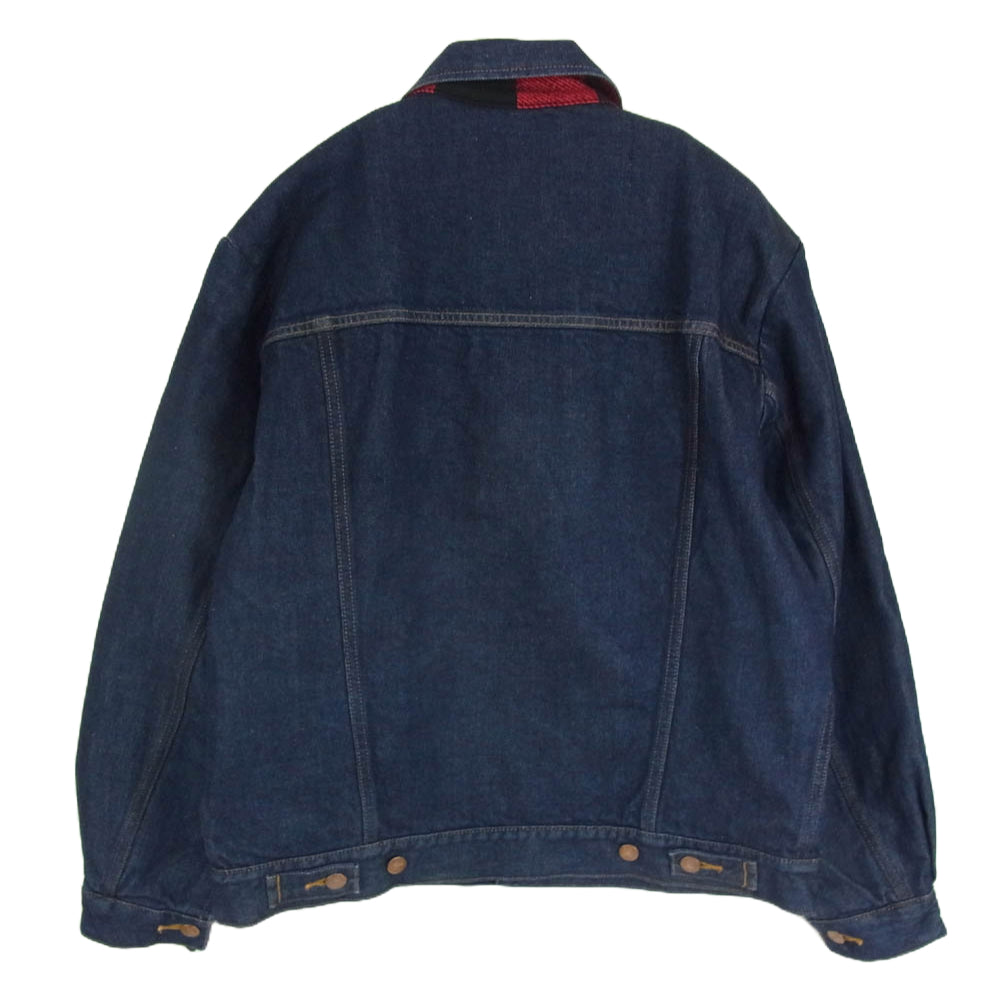 WACKO MARIA ワコマリア 24AW 24FW-WMO-WG02 × Wrangler TRUCKER JACKET -TYPE2 ラングラー デニム トラッカー ジャケット インディゴブルー系 M【新古品】【未使用】【中古】