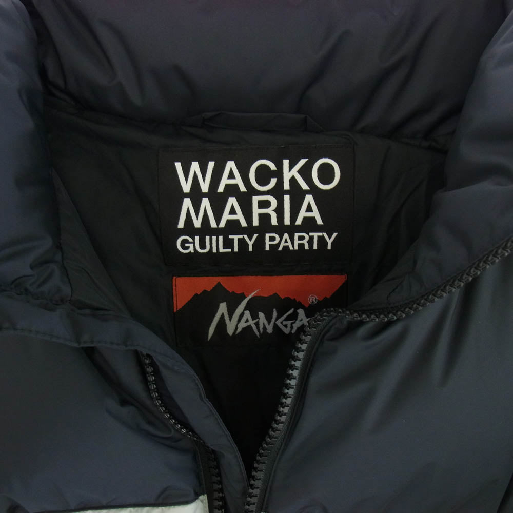 WACKO MARIA ワコマリア 24AW 24FW-WMO-NA01 × NANGA SWITCHING DOWN JACKET ダウン ジャケット ブラック系 L【新古品】【未使用】【中古】