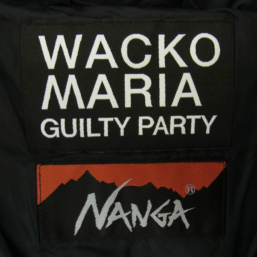 WACKO MARIA ワコマリア 24AW 24FW-WMO-NA01 × NANGA SWITCHING DOWN JACKET ダウン ジャケット ブラック系 L【新古品】【未使用】【中古】