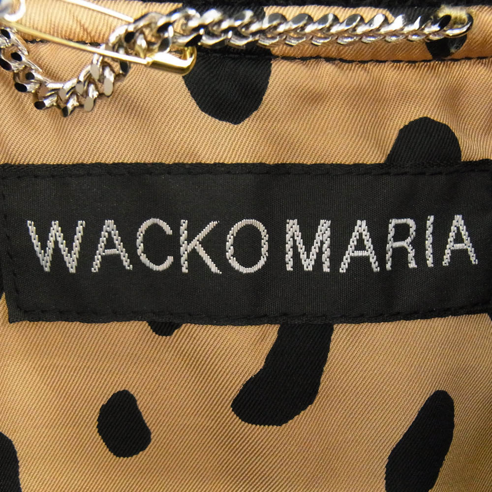 WACKO MARIA ワコマリア 24AW 24FW-WMO-BL12 CAR CLUB JACKET -TYPE2 ウール ジャケット ブラック系 L【新古品】【未使用】【中古】
