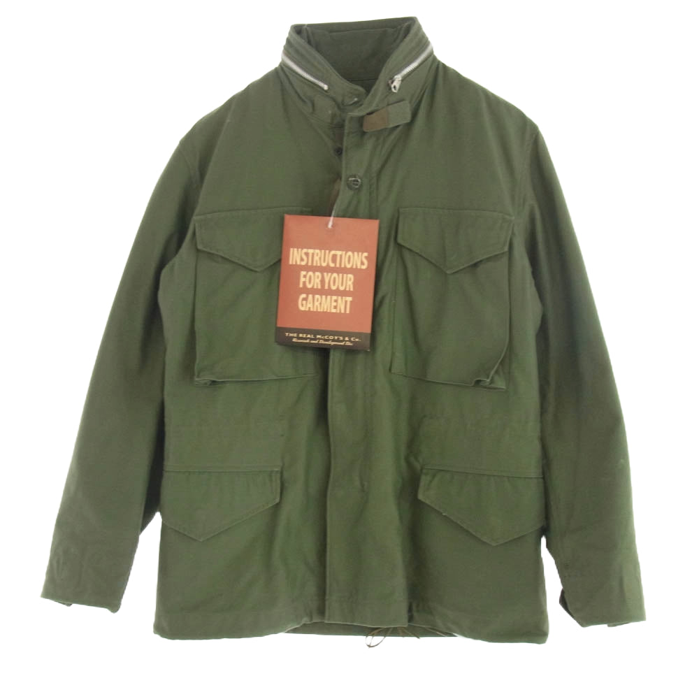 The REAL McCOY'S ザリアルマッコイズ M-65 FIELD JACKET フィールド ジャケット カーキ系 XS【中古】