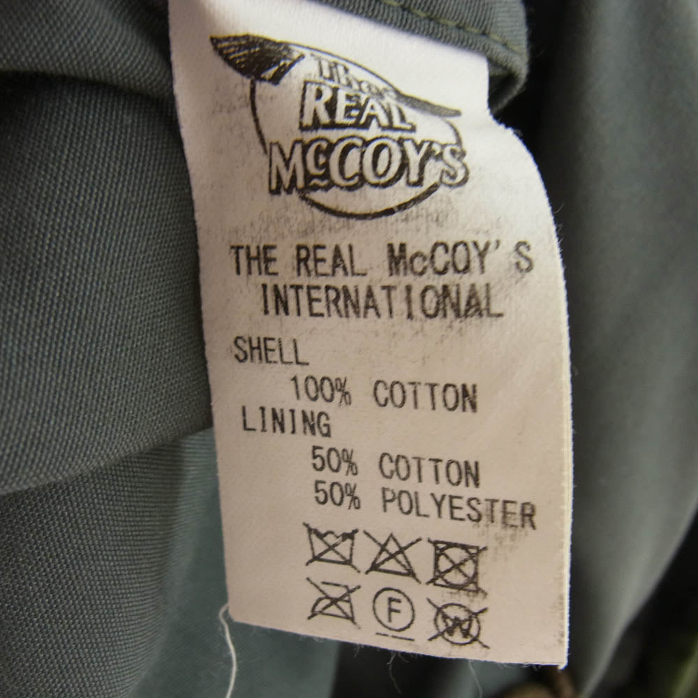 The REAL McCOY'S ザリアルマッコイズ MJ17010 M-65 FIELD JACKET 1st MODEL フィールド ジャケット カーキ系 XS【中古】
