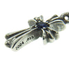 CHROME HEARTS クロムハーツ（原本有） CRS BBYFAT SAP A ベイビー ファット チャーム アフター サファイア 両面 1Pサファイア ペンダントトップ シルバー系【中古】