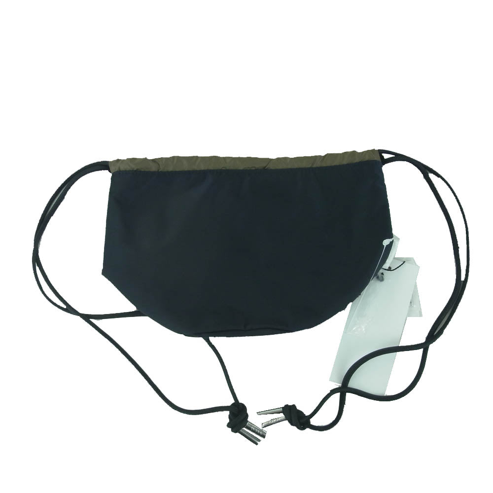 Sacai サカイ 23-0536S 2310800536 Hello ハロー 巾着 ショルダー バッグ ポーチ ブラック系 OS【極上美品】【中古】