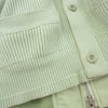 Sacai サカイ 24AW 24-03549M Gonz Multi Patch Nylon Twill Knit Cardigan ゴンズ マルチパッチ ナイロンツイル カーディガン ライトグリーン系 2【中古】