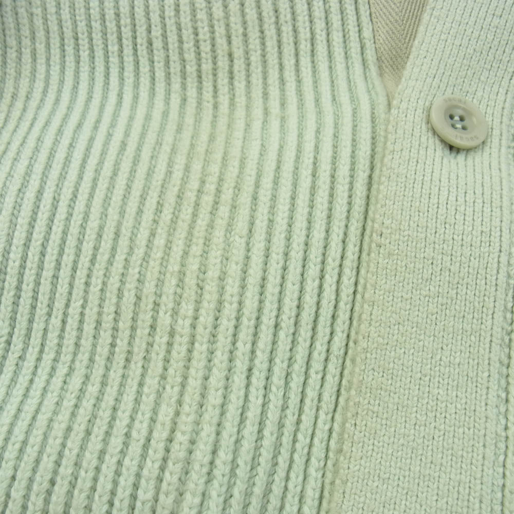 Sacai サカイ 24AW 24-03549M Gonz Multi Patch Nylon Twill Knit Cardigan ゴンズ マルチパッチ ナイロンツイル カーディガン ライトグリーン系 2【中古】