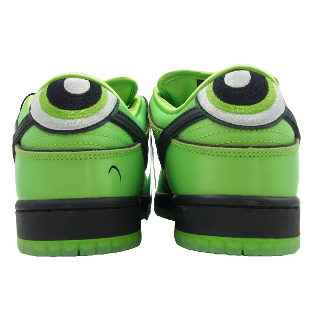 NIKE ナイキ FZ8319-300 × The Powerpuff Girls パワーパフガールズ ナイキ ダンク ロー プロ バターカップ スニーカー グリーン系 27cm【新古品】【未使用】【中古】