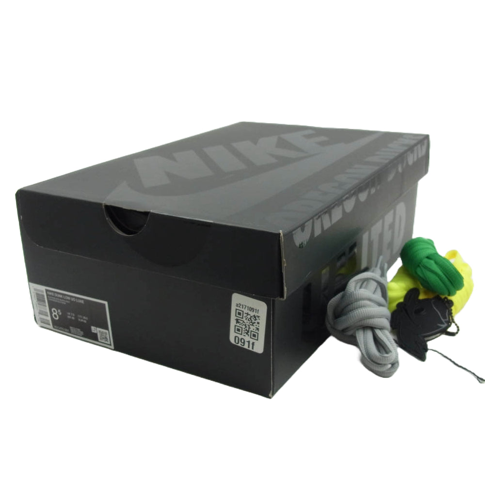 NIKE ナイキ HV1470-001 フェイクバスターズ鑑定済 × Division Street Dunk Low Lux Oregon Black ディビジョンストリート ダンク ロー ラックス オレゴンブラック スニーカー ブラック系 26.5cm【新古品】【未使用】【中古】