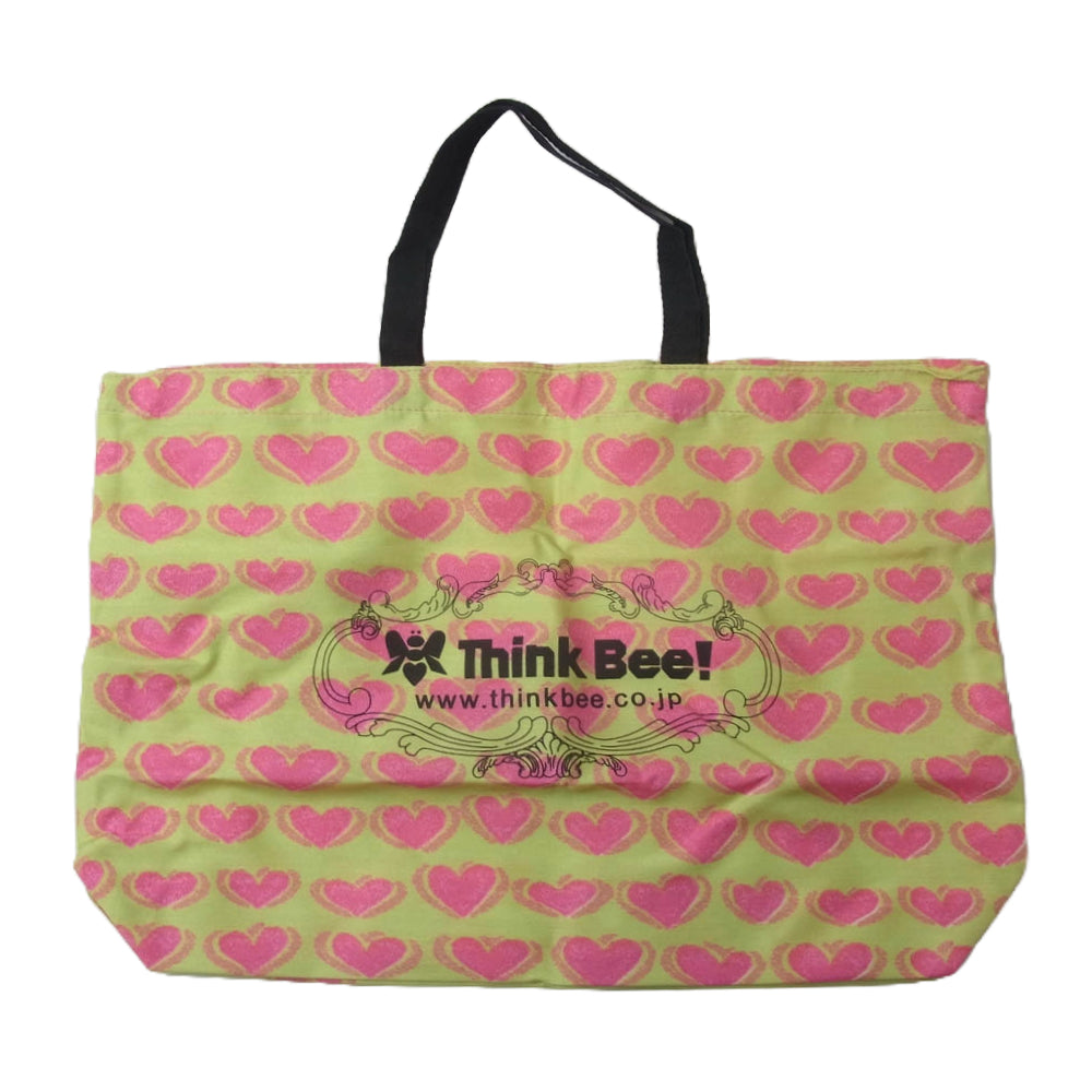thinkbee シンクビー アニマルハート ショルダー ハンドバッグ ピンク系【極上美品】【中古】
