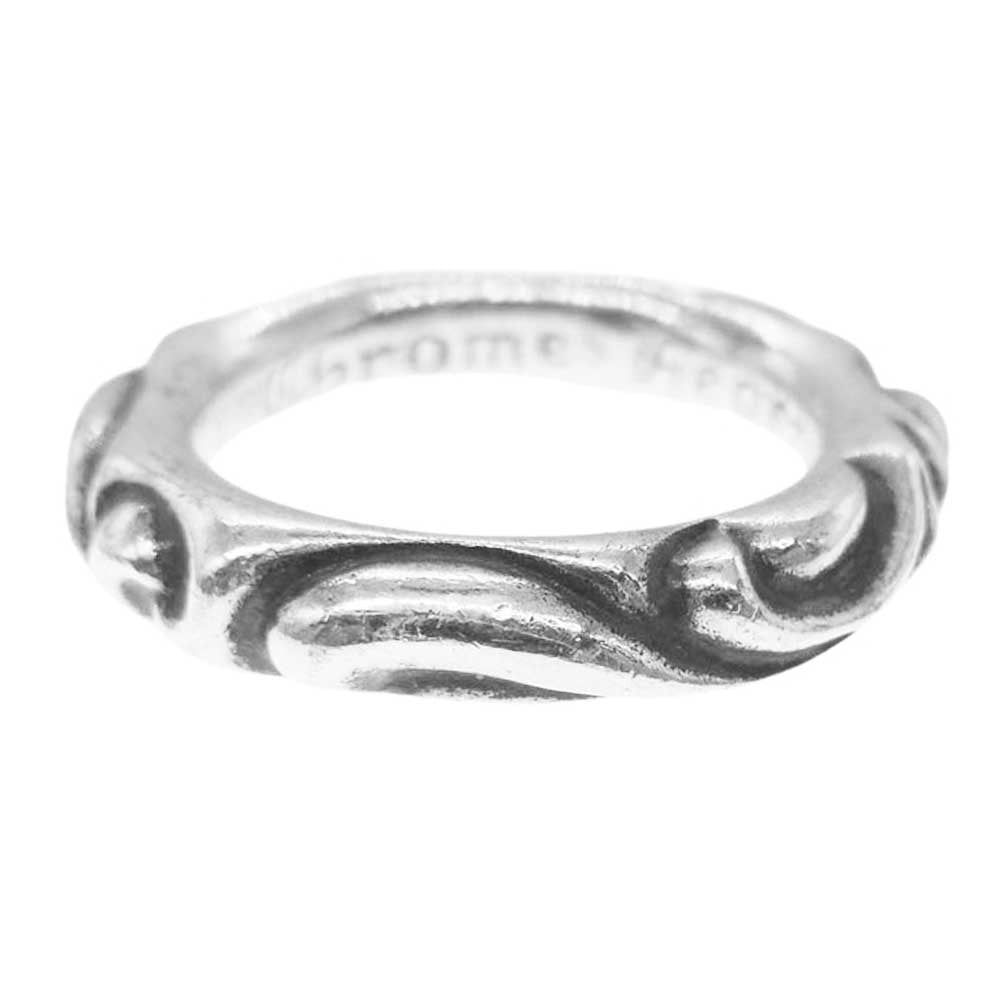 CHROME HEARTS クロムハーツ（原本無） SCRL BAND スクロールバンド リング 17.5号【中古】