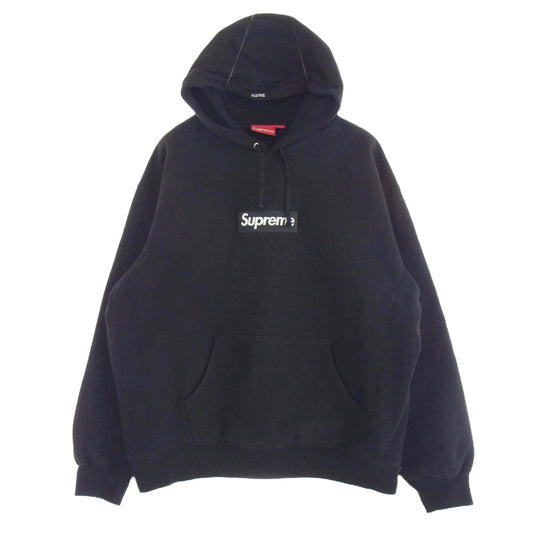 Supreme シュプリーム 23AW Box Logo Hooded Sweatshirt ボックスロゴ フーデッド スウェットシャツ パーカー フーディ ブラック系 XL【中古】
