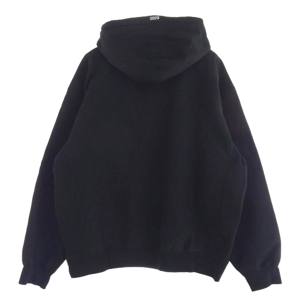 Supreme シュプリーム 23AW Box Logo Hooded Sweatshirt ボックスロゴ フーデッド スウェットシャツ パーカー フーディ ブラック系 XL【中古】