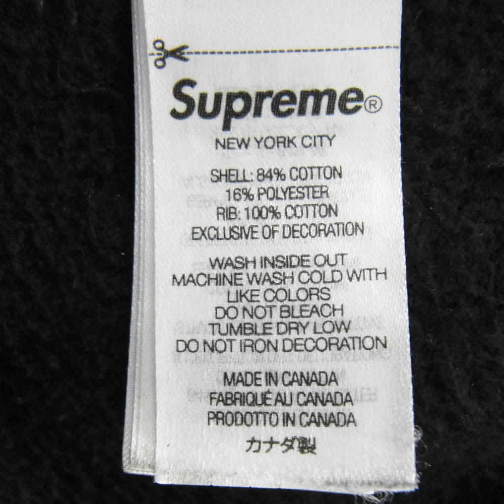 Supreme シュプリーム 23AW Box Logo Hooded Sweatshirt ボックスロゴ フーデッド スウェットシャツ パーカー フーディ ブラック系 XL【中古】
