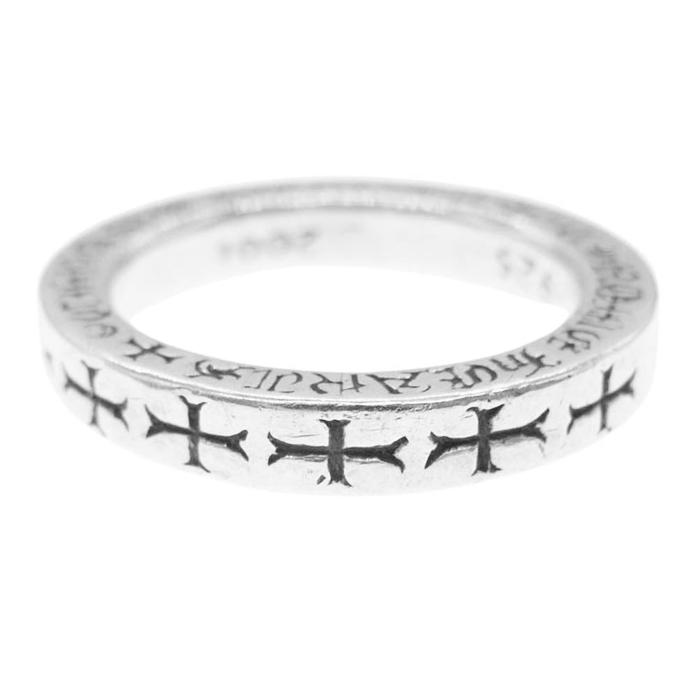 CHROME HEARTS クロムハーツ（原本無） 3mm SPACER NYC FUCKYOU スペーサー ファックユー リング シルバー系 11.5号【中古】
