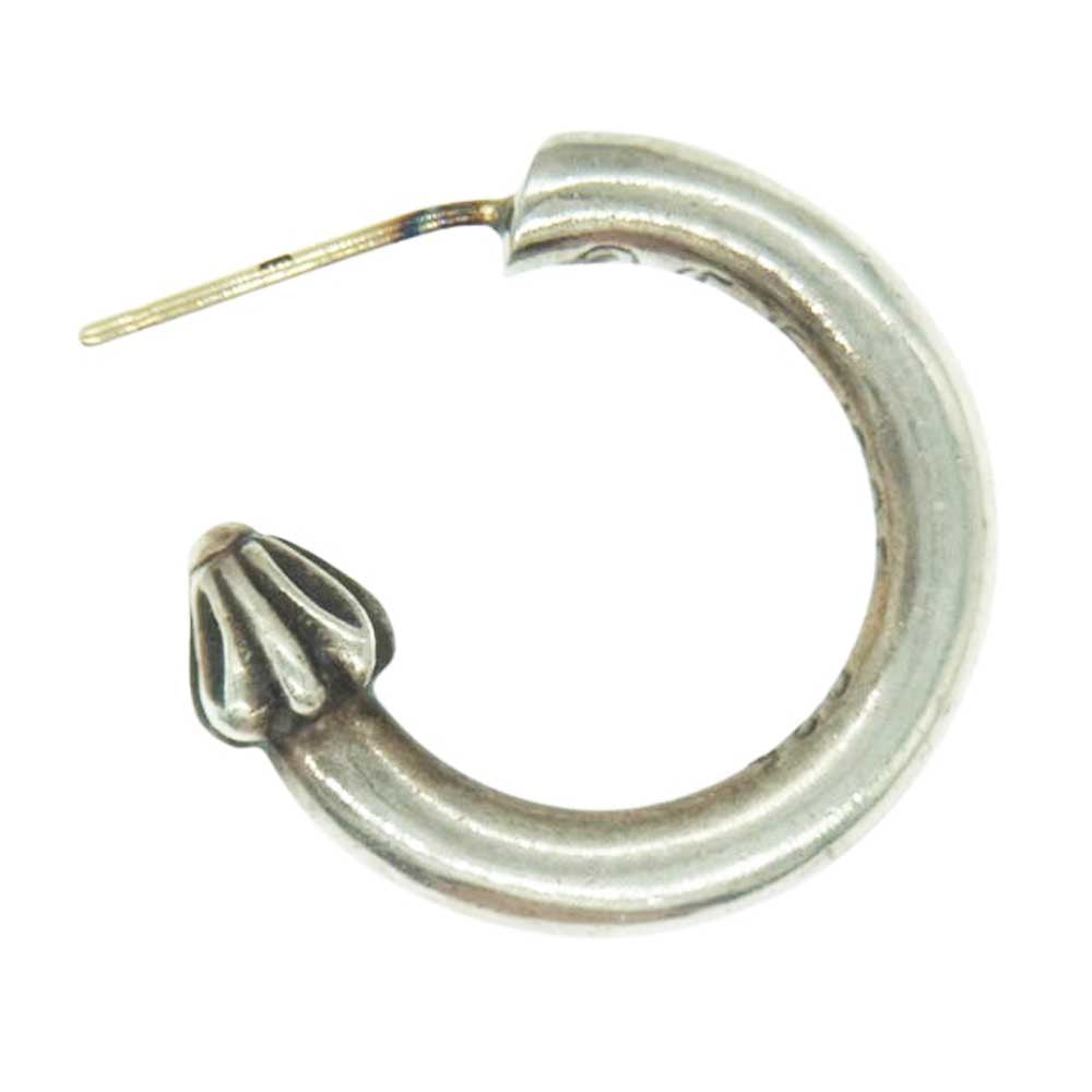 CHROME HEARTS クロムハーツ（原本無） HOOP PLAIN プレーン フープ シルバー ピアス シルバー系【中古】