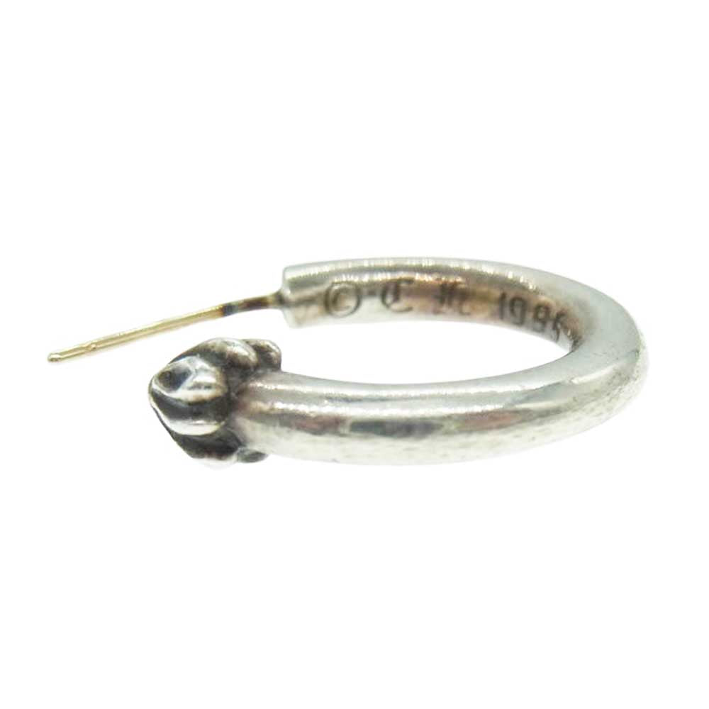 CHROME HEARTS クロムハーツ（原本無） HOOP PLAIN プレーン フープ シルバー ピアス シルバー系【中古】
