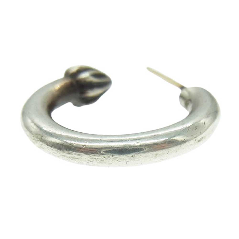 CHROME HEARTS クロムハーツ（原本無） HOOP PLAIN プレーン フープ シルバー ピアス シルバー系【中古】