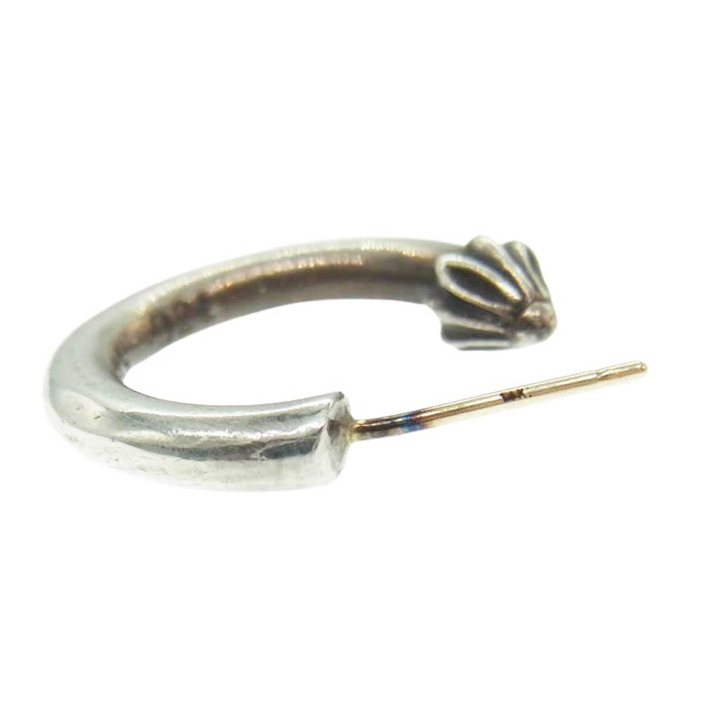 CHROME HEARTS クロムハーツ（原本無） HOOP PLAIN プレーン フープ シルバー ピアス シルバー系【中古】